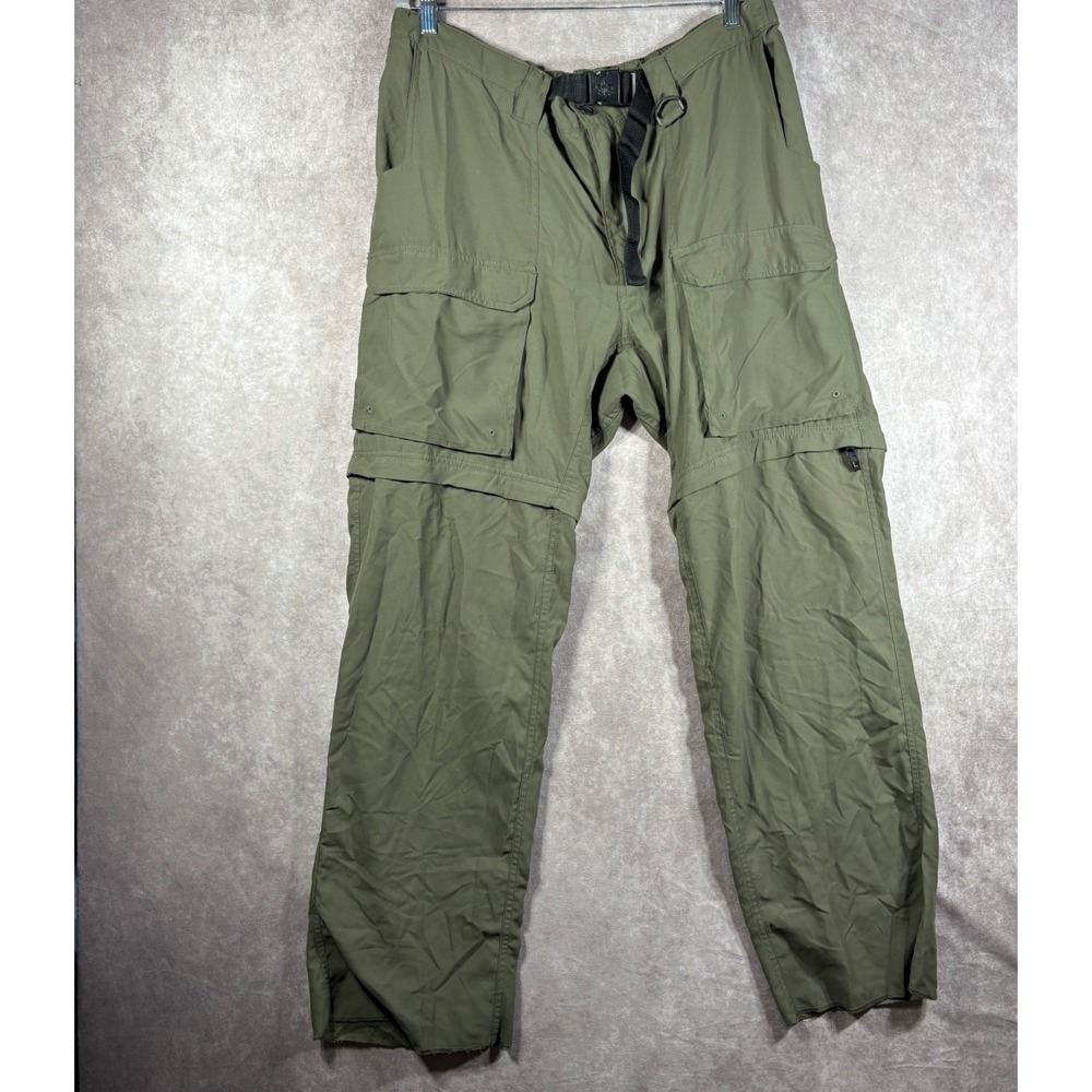 Boy Scouts of America Pants Women XL Green Uniform Switchbacks Convertible Cargo